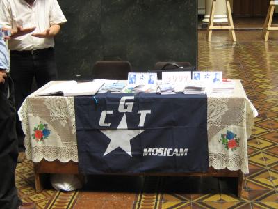 CGT-MOSICAM PRESENTA EXPOSICION EN CASA CENTRAL DE LA UNIVERSIDAD DE CHILE